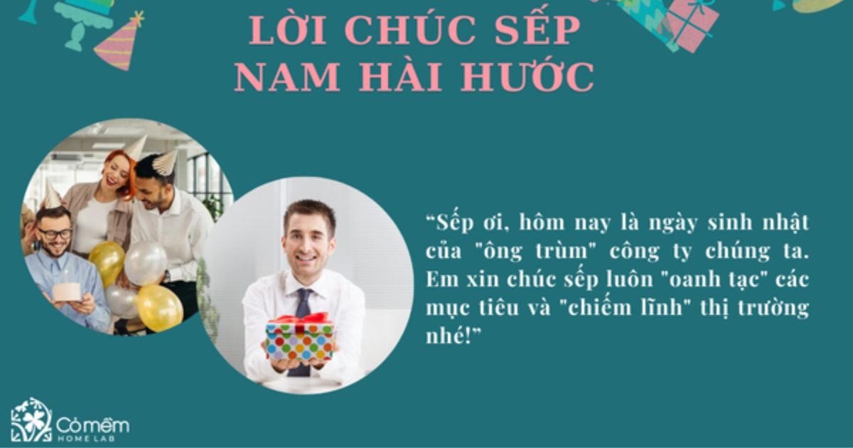 Lời chúc sinh nhật sếp 