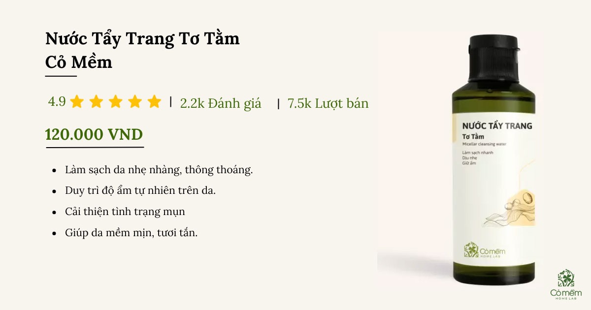 nước tẩy trang cho bà bầu