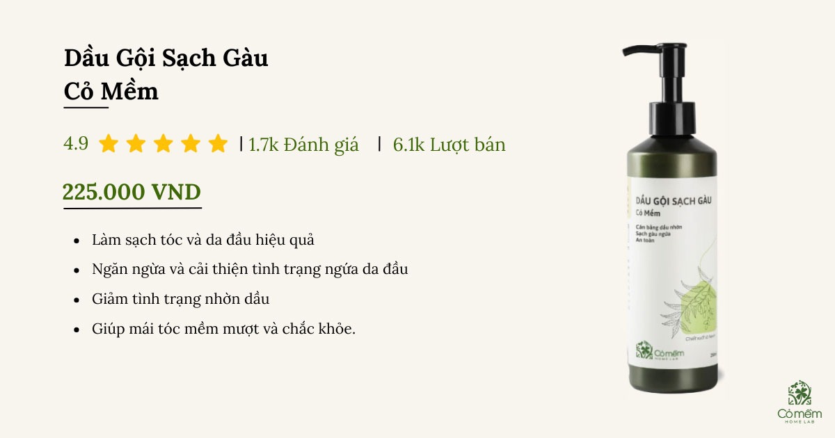 dầu gội trị gàu cho nam