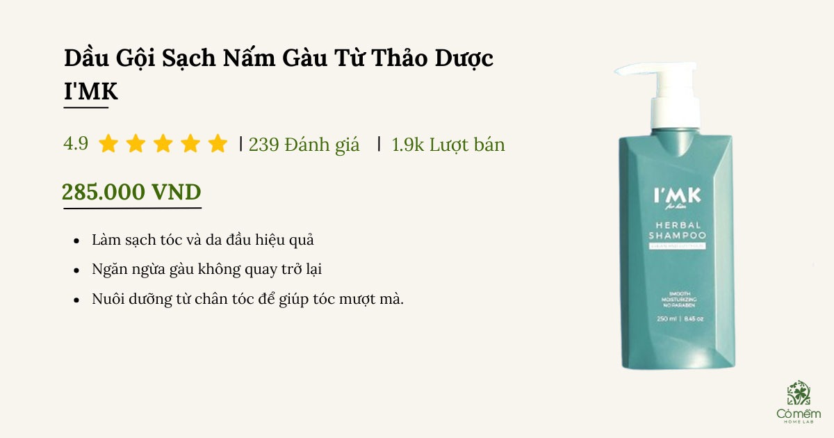 dầu gội trị gàu cho nam