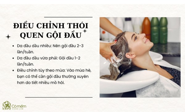 dau đầu dầu nhờn 