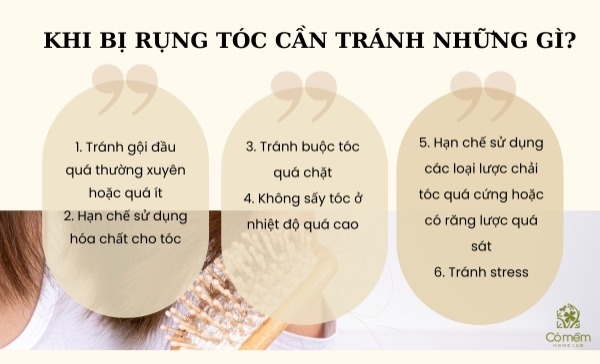 rụng tóc cần bổ sung những gì 