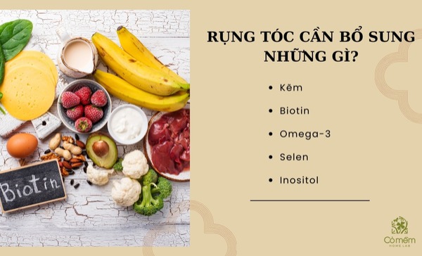 rụng tóc cần bổ sung những gì 