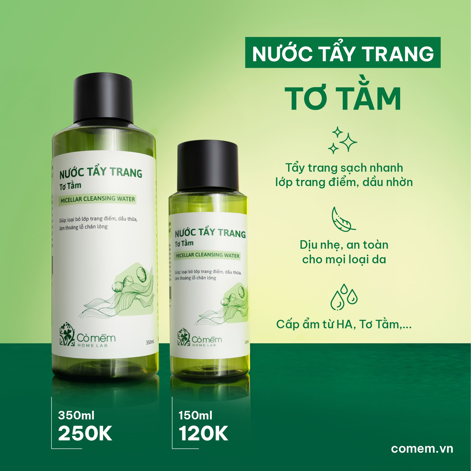 Nước tẩy trang Tơ Tằm