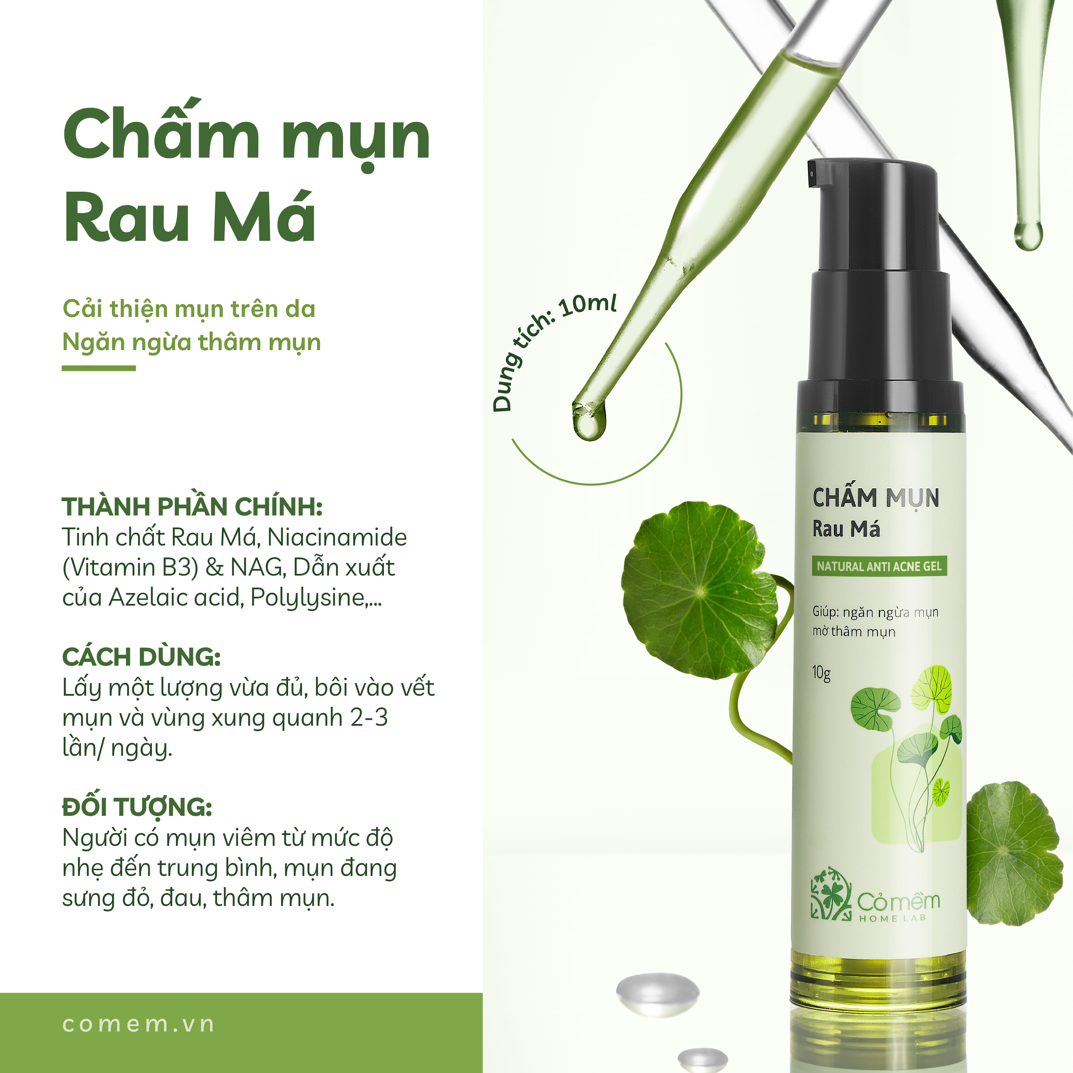chấm mụn viêm