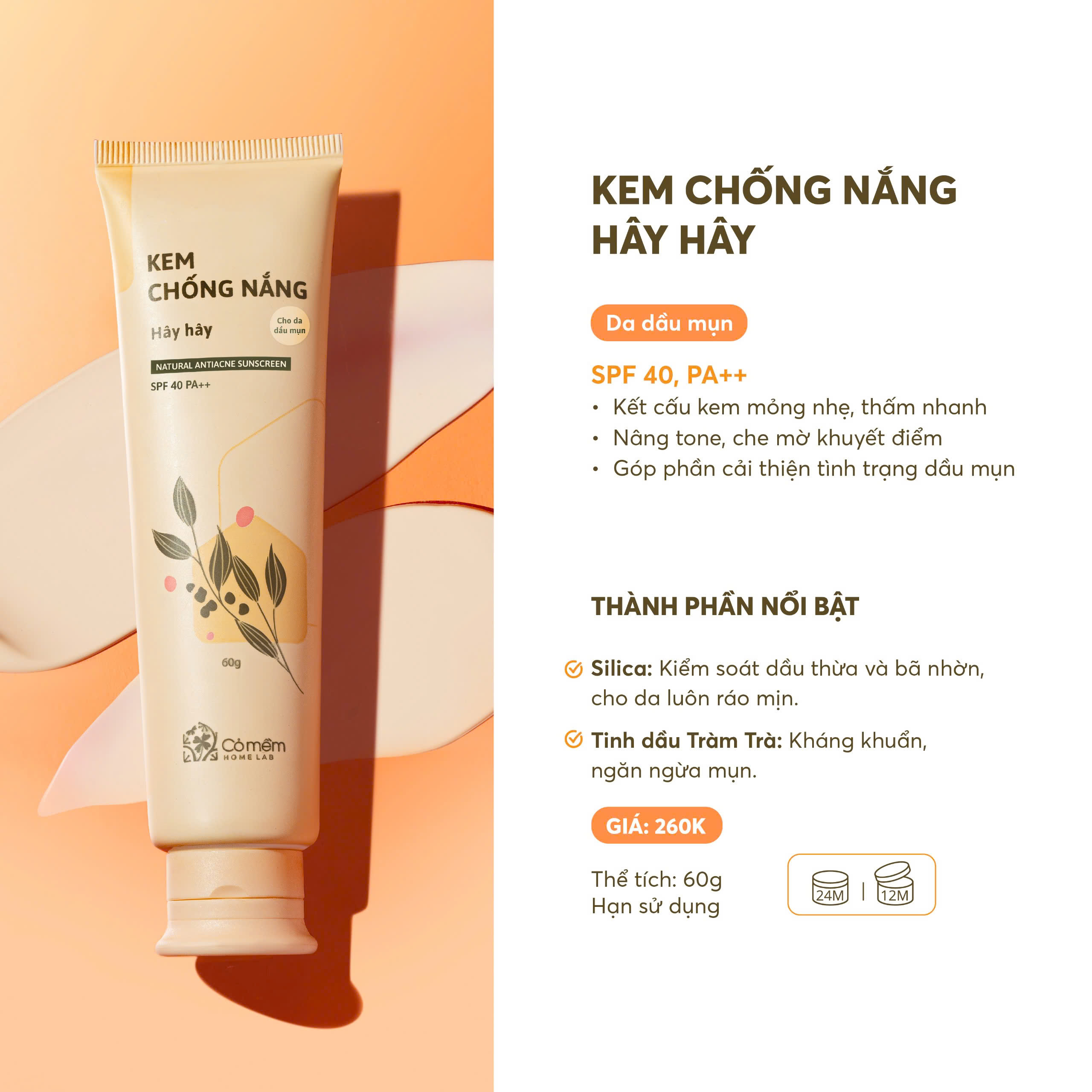 kem chống nắng cho da dầu