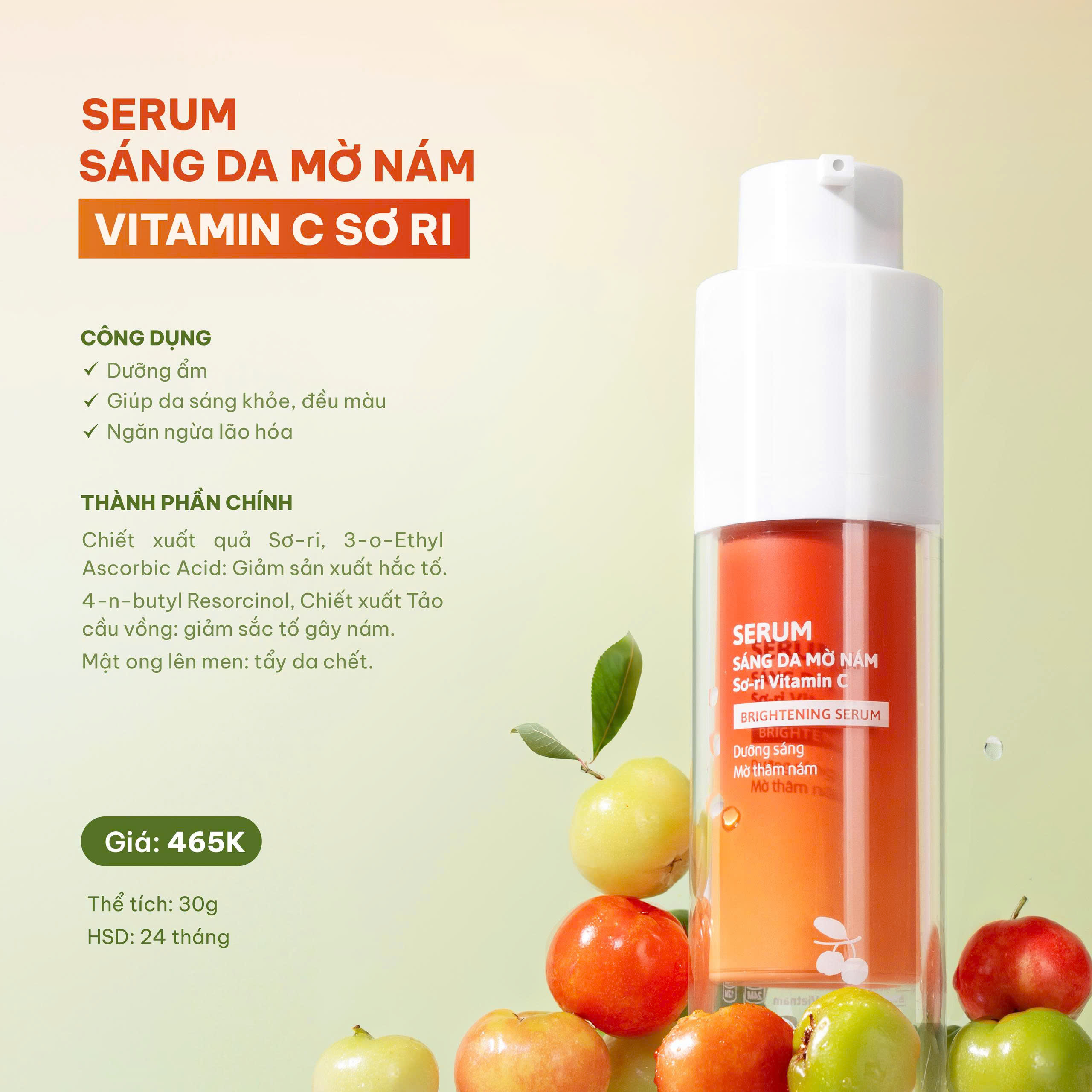 serum vitamin c cho da dầu mụn