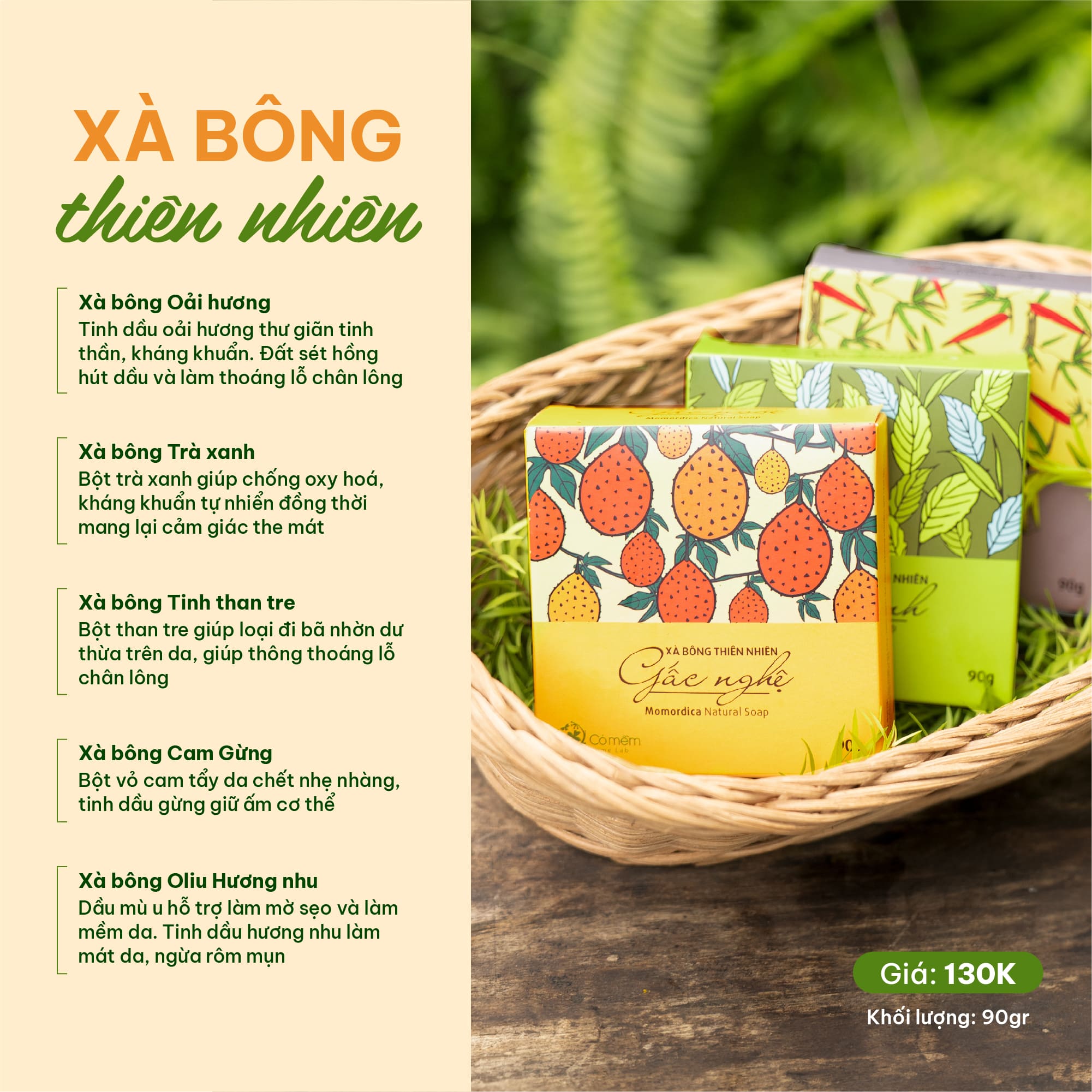 Xà bông thiên nhiên oải hương giúp thư giãn tinh thần