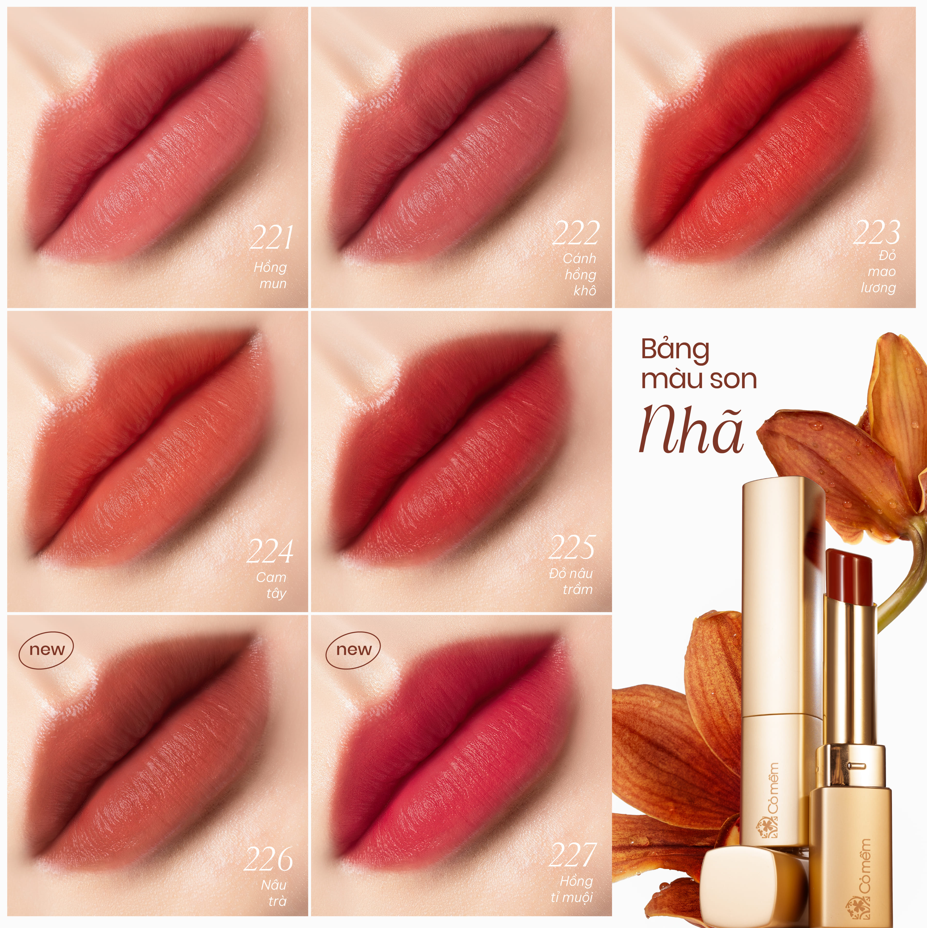 combo son môi cao cấp nhã nhiên và lip scrub môi hồng