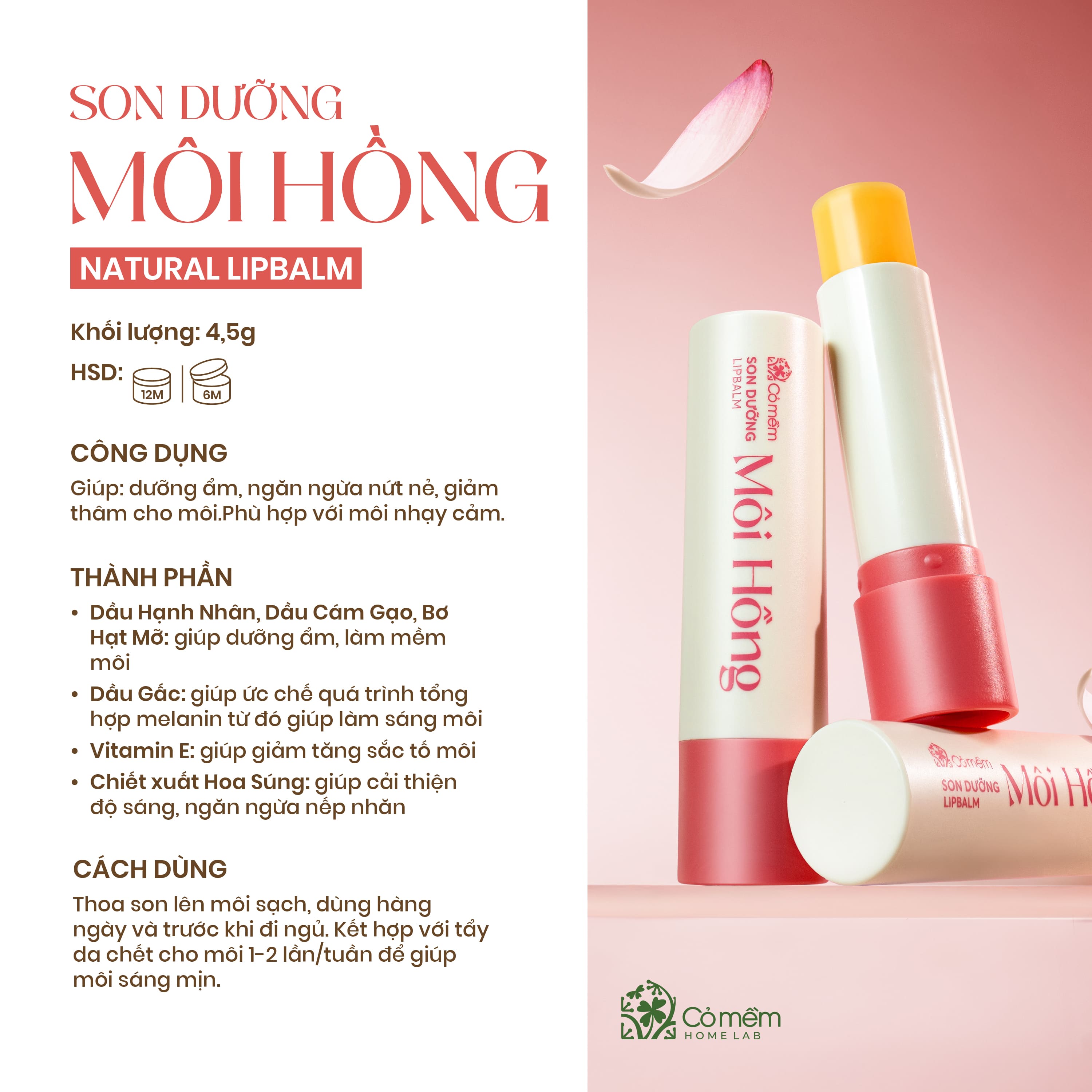 combo son lụa diễm son dưỡng môi hồng