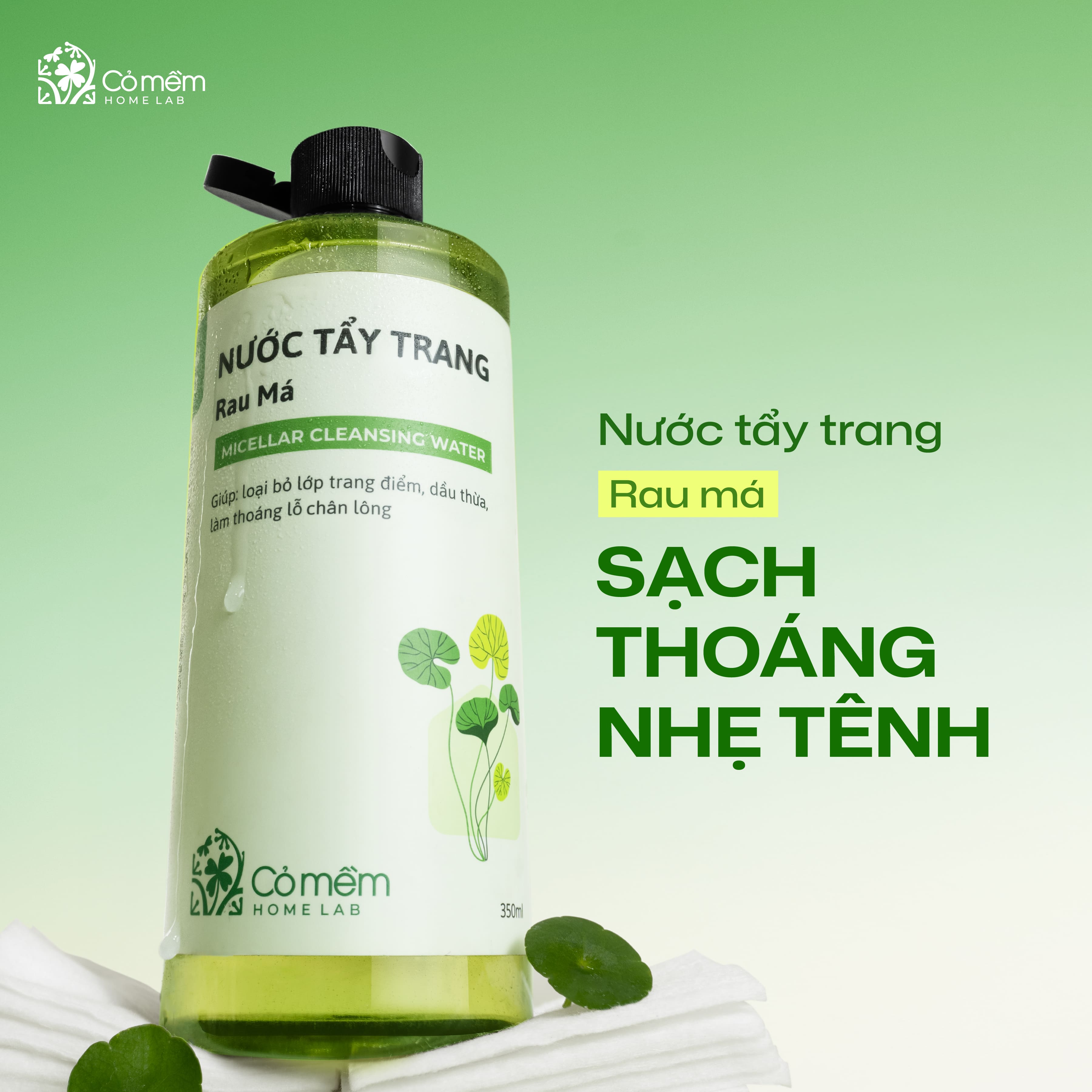 nước tẩy trang rau m&aacute;