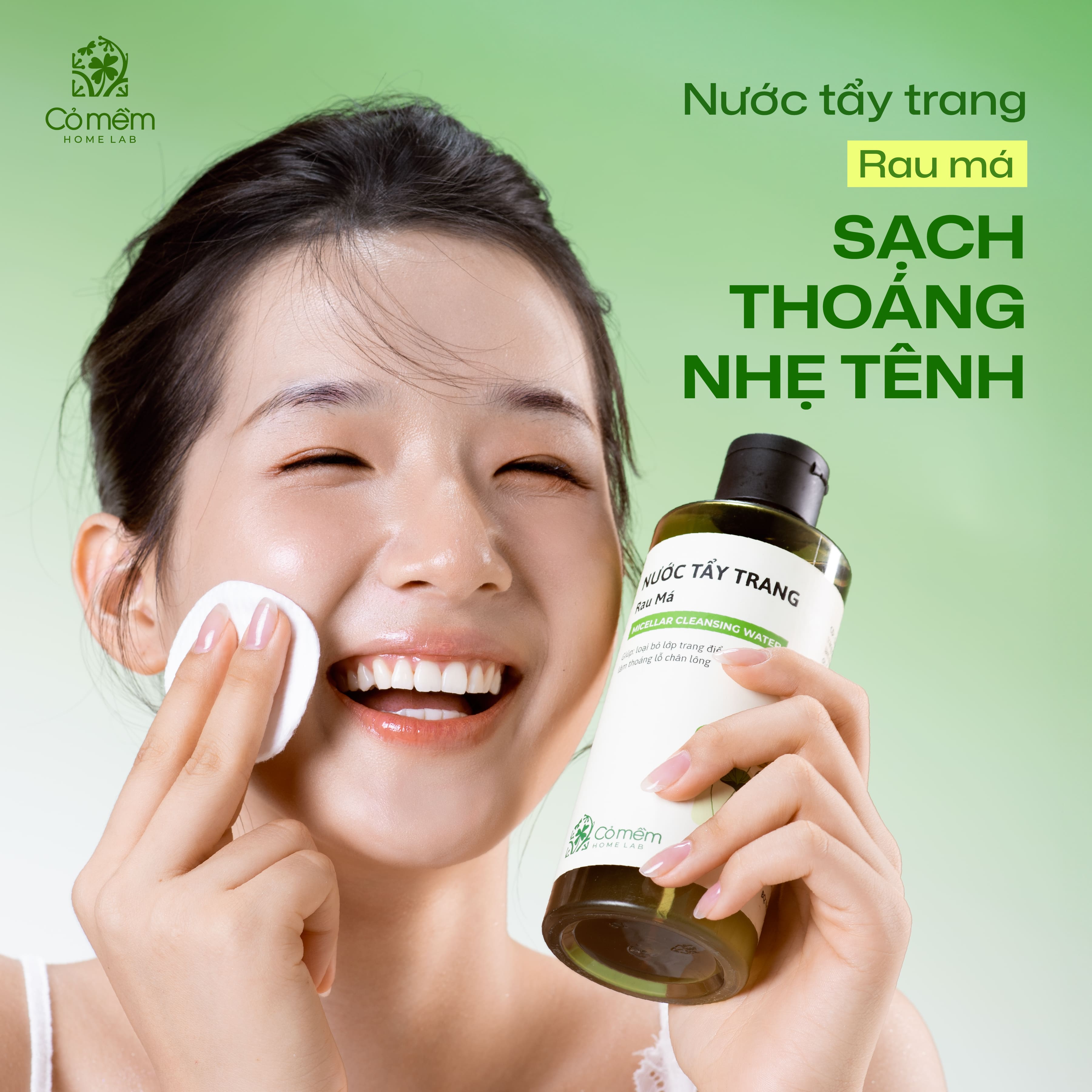 nước tẩy trang rau m&aacute;
