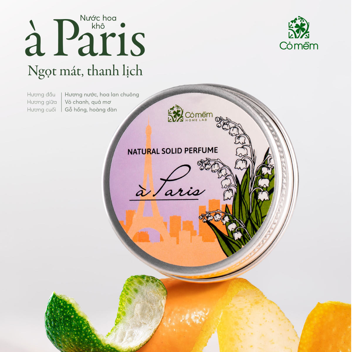 nước hoa kh&ocirc; cỏ mềm