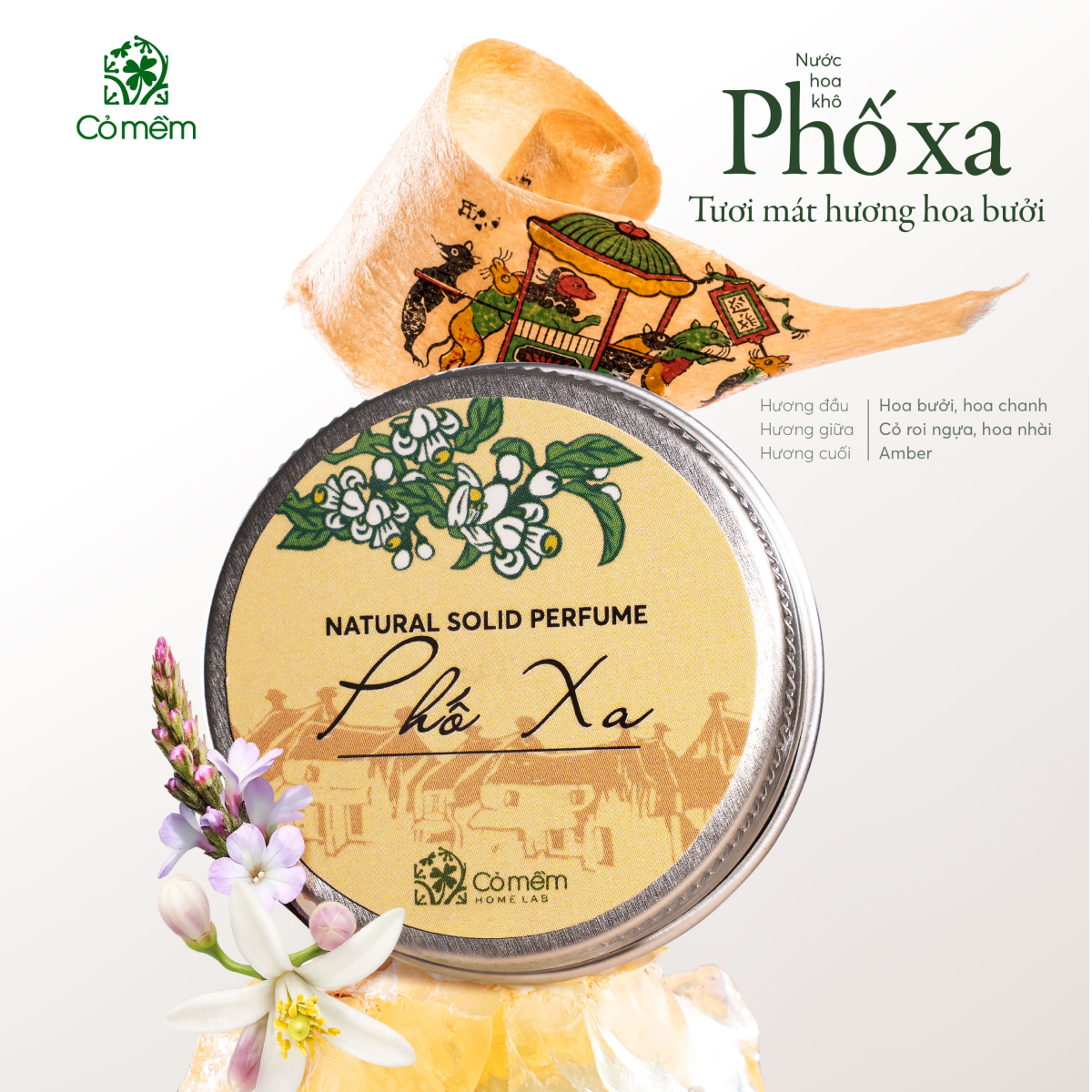 nước hoa kh&ocirc; cỏ mềm