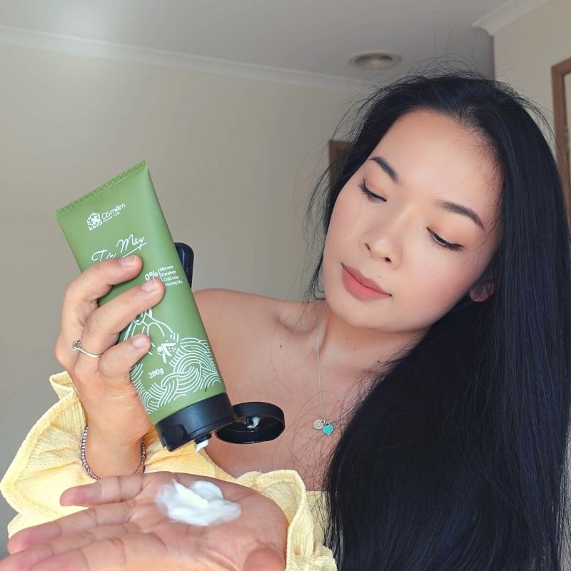 Beauty bloger Happi Pham Yêu thích Kem xả, ủ Tóc Mây