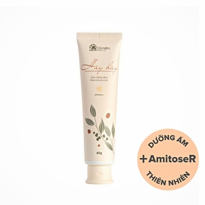 Combo Kem chống nắng Hây Hây + Sữa rửa mặt tạo bọt Tơ Tằm