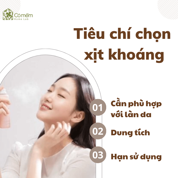 tác dụng của xịt khoáng