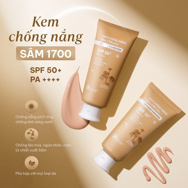 kem chống nắng không nâng tone