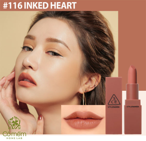 3CE Mood Recipe Matte Lip Color 116 Inked Heart rất đáng để sở hữu