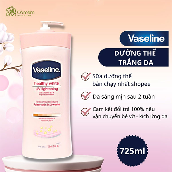 sữa dưỡng thể vaseline có nuôi lông không