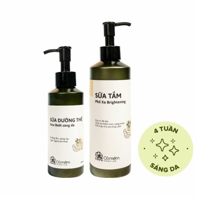 Sữa dưỡng thể Hoa bưởi Sáng da từ vitamin B3 và dầu Cám gạo