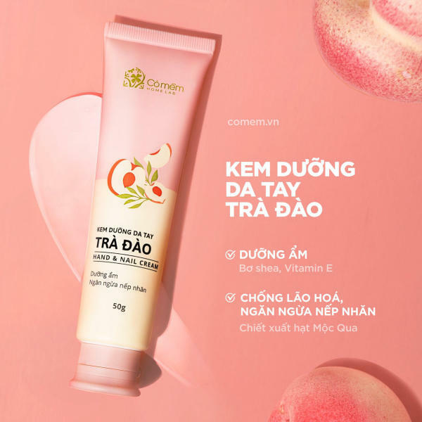 Kem dưỡng da tay Trà Đào chân ái cho nàng mùa hanh khô