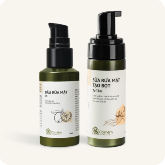 Combo Rửa mặt sạch sâu - Double Cleansing từ thiên nhiên - Combo Tơ Tằm Combo Rửa mặt sạch sâu - Double Cleansing từ thiên nhiên - Combo Tơ Tằm