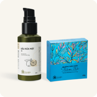 Combo Rửa mặt sạch sâu - Double Cleansing từ thiên nhiên Combo Rửa mặt sạch sâu - Double Cleansing từ thiên nhiên