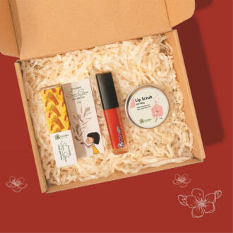 [SET QUÀ TẶNG] Son kem Nhung + son dưỡng + lipscrub