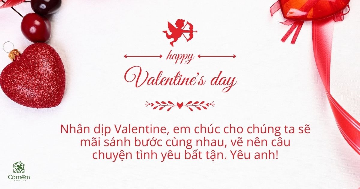 lời chúc valentine cho bạn trai