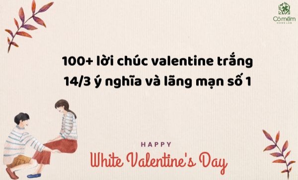 100+ lời chúc valentine trắng 14/3 ý nghĩa và lãng mạn số 1