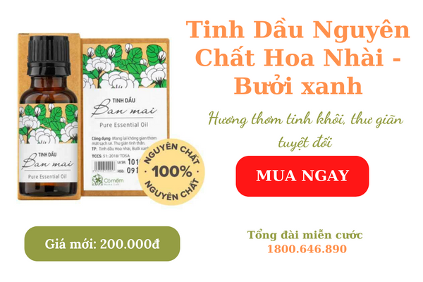 Tinh Dầu Nguyên Chất (Lọ To 20ml) Ban Mai Hương Nhài