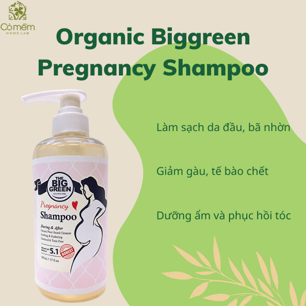 Dầu gội Organic Biggreen Pregnancy Shampoo