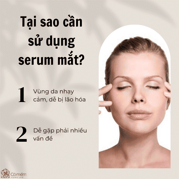 Tại sao cần sử dụng serum mắt?