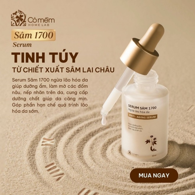 Serum Sâm 1700 Ngừa Lão Hóa Da