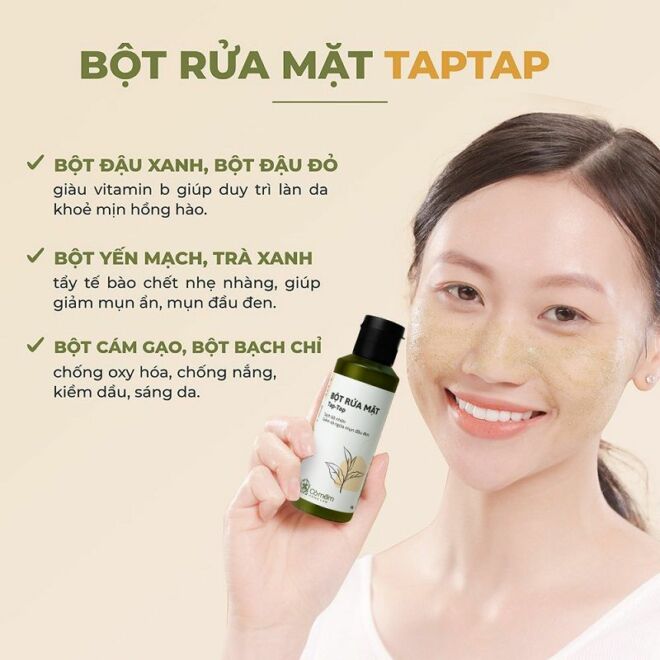 Combo Firstdate Taptap - Chăm sóc da mụn cám, mụn đầu đen