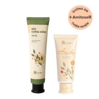 Combo Trang điểm 2 bước (Kem chống nắng + Kem nền) Combo Trang điểm 2 bước (Kem chống nắng + Kem nền)