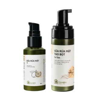 Combo Rửa mặt sạch sâu - Double Cleansing từ thiên nhiên Combo Rửa mặt sạch sâu - Double Cleansing từ thiên nhiên