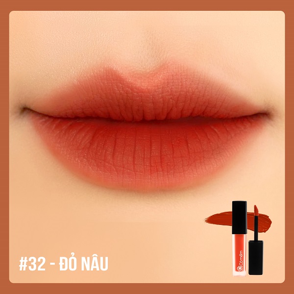 màu son 32 đỏ nâu cỏ mềm