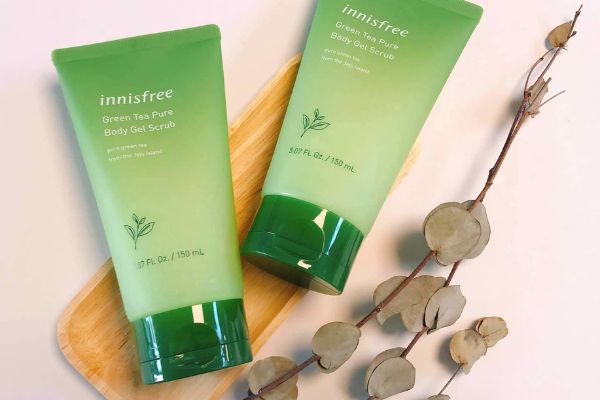 tẩy tế bào chết review innisfree