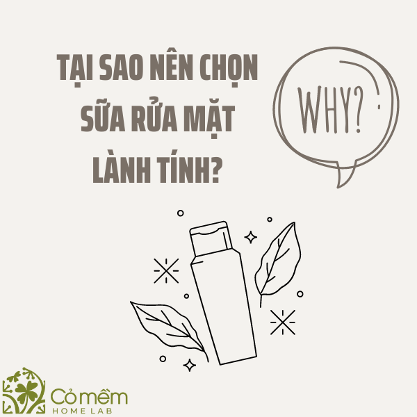 sữa rửa mặt lành tính