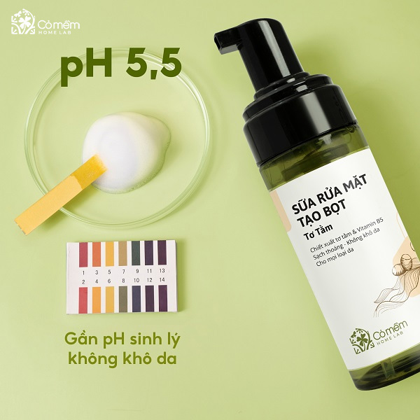 sữa rửa mặt ph