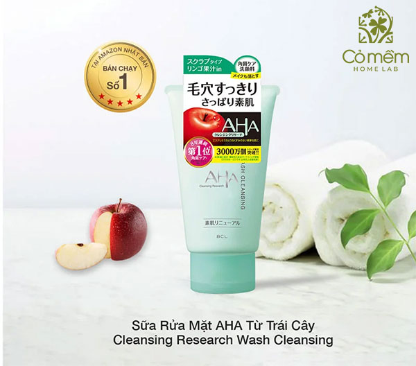 Sữa rửa mặt tẩy da chết AHA Wash Cleansing