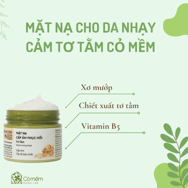 mặt nạ cấp ẩm cho da nhạy cảm