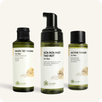 Combo Làm sạch Sâu Tơ Tằm cho da thường đến khô Combo Làm sạch Sâu Tơ Tằm cho da thường đến khô
