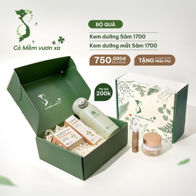 Set quà sinh nhật Cỏ Mềm 8 năm vươn xa