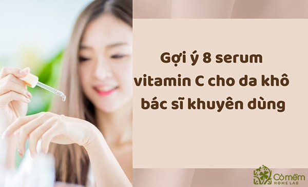serum vitamin c cho da khô