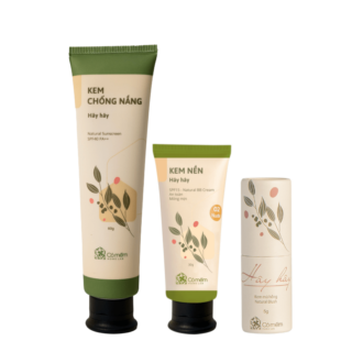 Combo Trang điểm 3 bước (Kem chống nắng + Kem nền + Kem má) Combo Trang điểm 3 bước (Kem chống nắng + Kem nền + Kem má)
