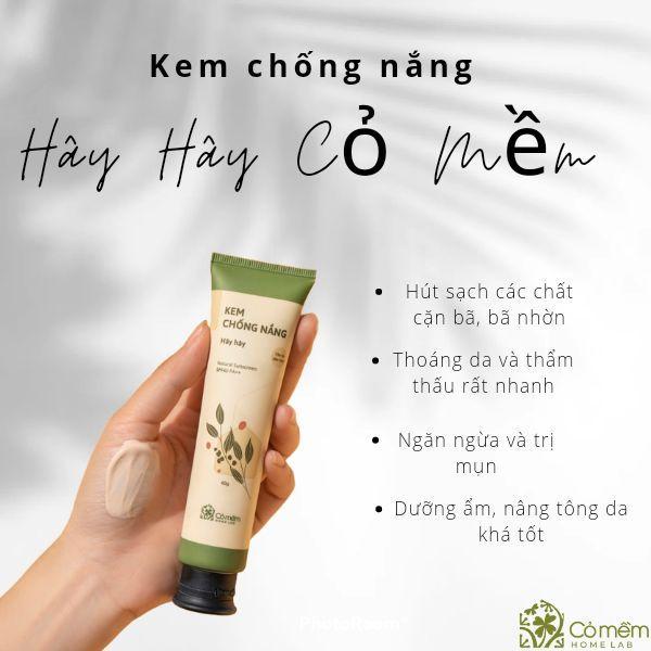 kem chống nắng hữu cơ