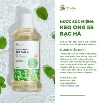 Nước súc miệng Keo Ong 5s Nước súc miệng Keo Ong 5s